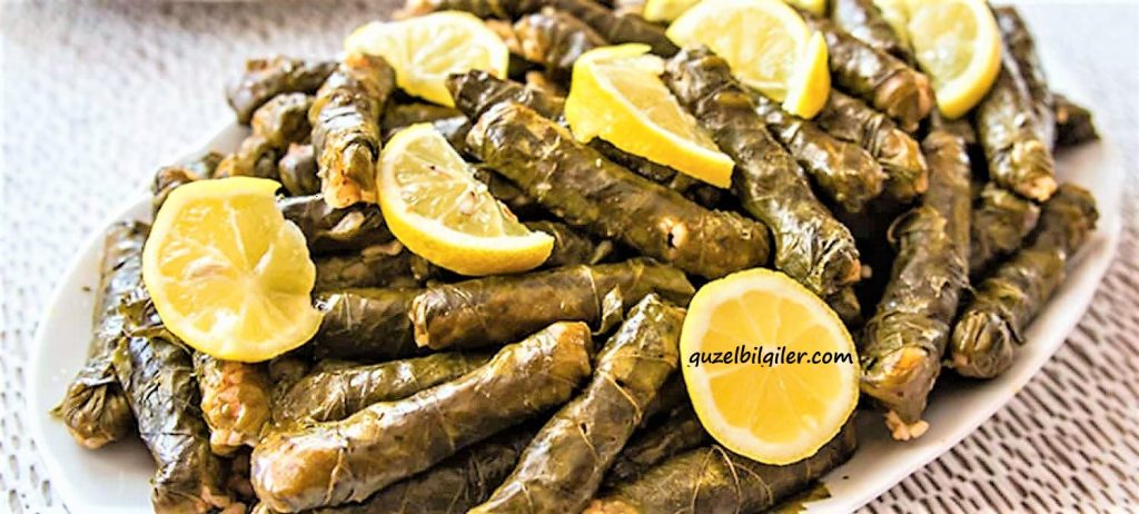 zeytinyağlı yaprak sarma tarifi